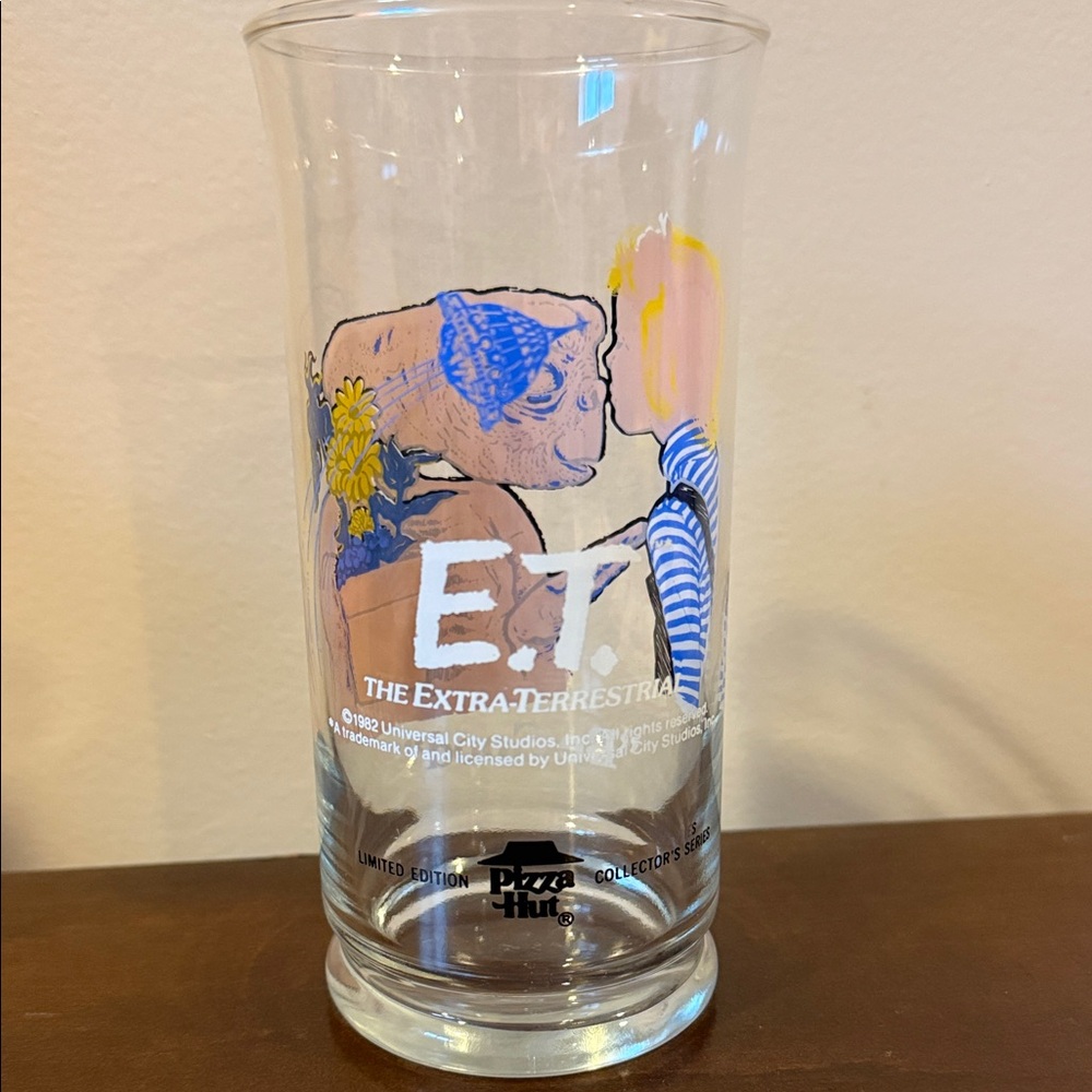 E.T. The Extra-Terrestrial Glass 1982 VINTAGE from Pizza Hut